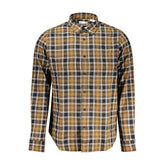 Camisa de algodón marrón Timberland