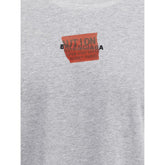 Camiseta con motivo de Balenciaga encintado en la espalda
