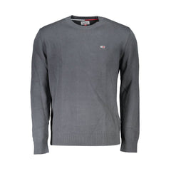 Suéter de algodón gris de Tommy Hilfiger
