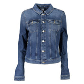 Chaquetas y abrigos de algodón azul Tommy Hilfiger