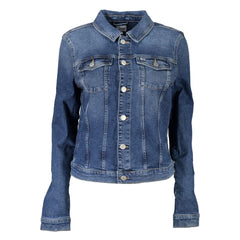 Chaquetas y abrigos de algodón azul Tommy Hilfiger