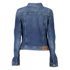 Chaquetas y abrigos de algodón azul Tommy Hilfiger