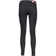 Vaqueros y pantalón de algodón negro Tommy Hilfiger