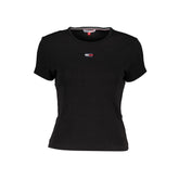 Camisetas y tops de algodón negros de Tommy Hilfiger