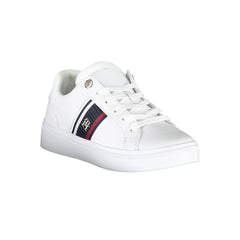 Zapatillas blancas de poliéster de Tommy Hilfiger