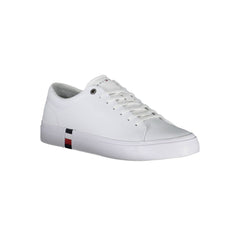 Zapatillas blancas de poliéster de Tommy Hilfiger