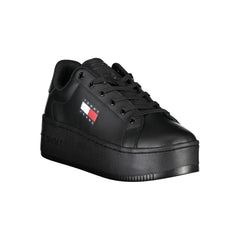 Zapatillas Tommy Hilfiger negras de poliéster