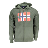 Suéter de algodón verde de Noruega 1963