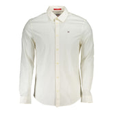 Camisa de algodón blanca de Tommy Hilfiger
