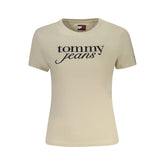 Camisetas y tops de algodón beige de Tommy Hilfiger