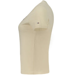 Camisetas y tops de algodón beige de Tommy Hilfiger