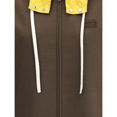 Chaqueta bomber con capucha Miu Miu