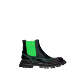 Bota de piel multicolor de Alexander McQueen