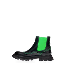 Bota de piel multicolor de Alexander McQueen