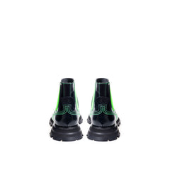 Bota de piel multicolor de Alexander McQueen