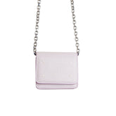 Cartera de piel de becerro morada de Maison Margiela