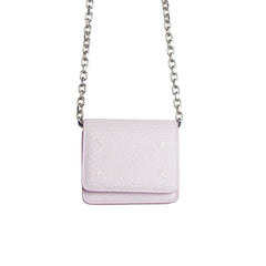 Cartera de piel de becerro morada de Maison Margiela