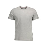 Camiseta gris de algodón de Tommy Hilfiger
