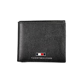 Cartera de cuero negra Tommy Hilfiger