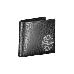 Cartera de cuero negra Tommy Hilfiger