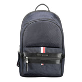Mochila de poliéster azul Tommy Hilfiger