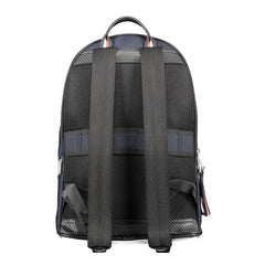 Mochila de poliéster azul Tommy Hilfiger