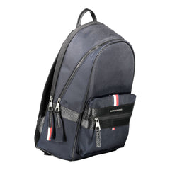 Mochila de poliéster azul Tommy Hilfiger