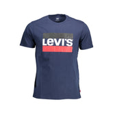 Camiseta de algodón azul de Levi's