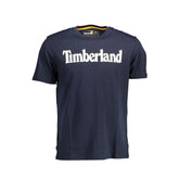 Camiseta de algodón azul Timberland