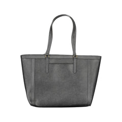 Bolso de mano de cuero negro Ralph Lauren