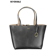 Bolso de mano Ralph Lauren de polietileno negro