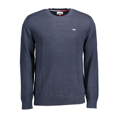 Suéter de algodón azul Tommy Hilfiger