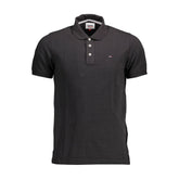 Polo de algodón negro de Tommy Hilfiger