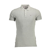 Polo de algodón gris de Tommy Hilfiger