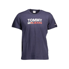 Camiseta de algodón azul de Tommy Hilfiger