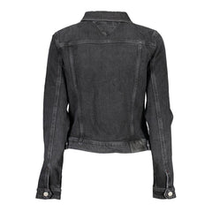 Chaquetas y abrigos de algodón negros de Tommy Hilfiger