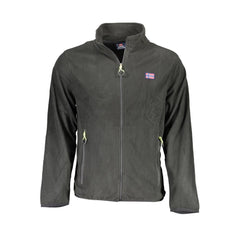 Suéter de poliéster negro de Noruega 1963