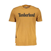 Camiseta de algodón marrón de Timberland