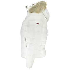 Chaquetas y abrigos de poliéster blancos de Tommy Hilfiger