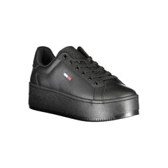 Zapatillas Tommy Hilfiger negras de poliéster