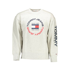 Suéter de algodón gris de Tommy Hilfiger