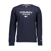 Suéter de algodón azul Tommy Hilfiger