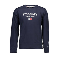 Suéter de algodón azul Tommy Hilfiger
