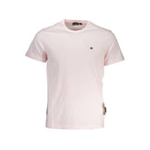 Camiseta de algodón rosa de Napapijri
