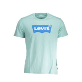 Camiseta de algodón azul de Levi's