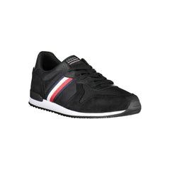 Zapatillas Tommy Hilfiger negras de poliéster
