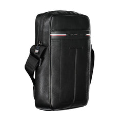 Bolso de hombro de polietileno negro de Tommy Hilfiger