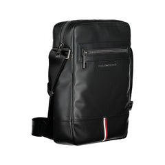 Bolso de hombro de polietileno negro de Tommy Hilfiger