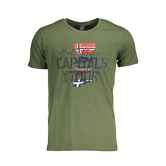 Camiseta de algodón verde de Noruega 1963
