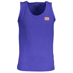 Camiseta de algodón azul de Noruega 1963